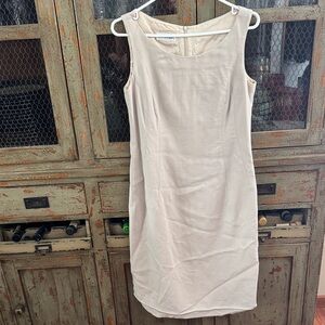 Chic Beige Midi Dress